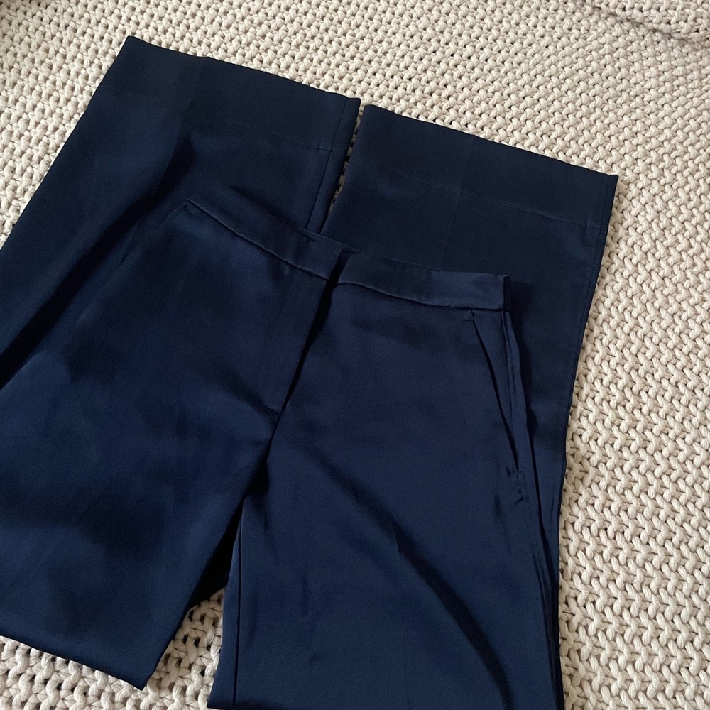 H&M WIDE-LEG SATIN PANTS - Picture 4 of 9